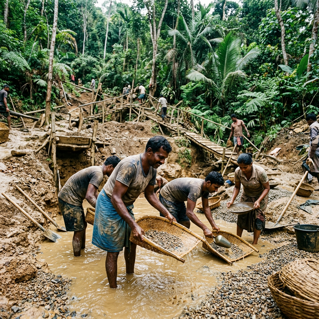 Gem Mining Ratnapura: The City of Gems