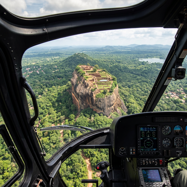 Helicopter Tours Sigiriya: The Ultimate View