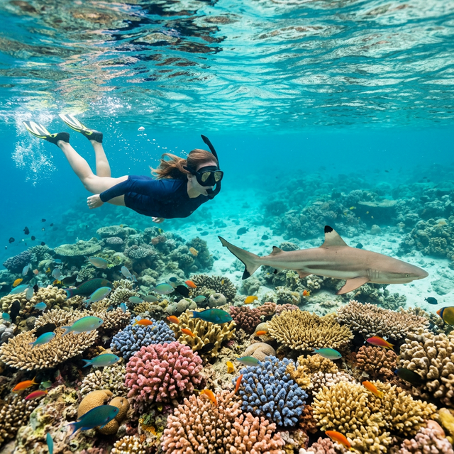 Pigeon Island Snorkeling: Swimming with Reef Sharks